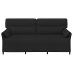 vidaXL 3-Sitzer-Sofa Schwarz 198 x 83 x 95 cm Stoff