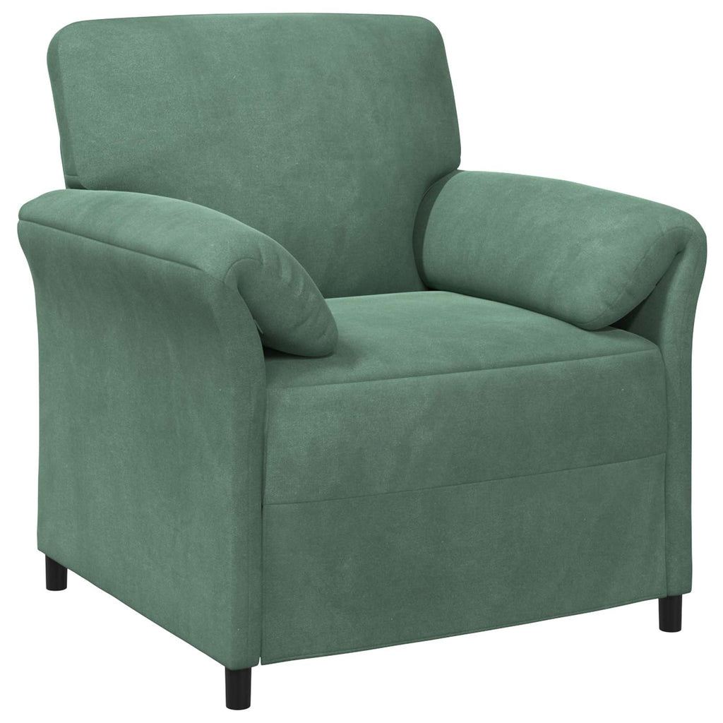 vidaXL 1-Sitzer Sofa Meergrün 88 x 83 x 95 cm Samt