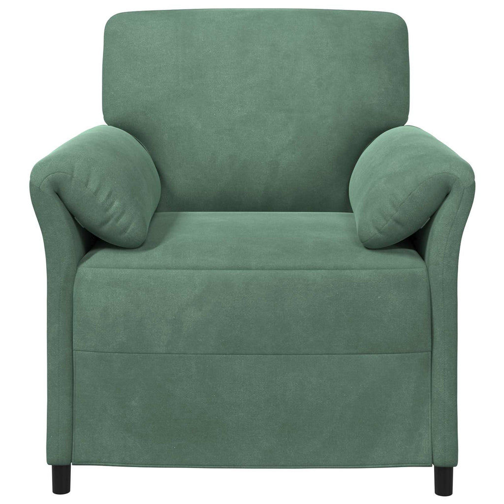 vidaXL 1-Sitzer Sofa Meergrün 88 x 83 x 95 cm Samt