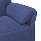 vidaXL 1-Sitzer Sofa Polizeiblau 88 x 83 x 95 cm Samt
