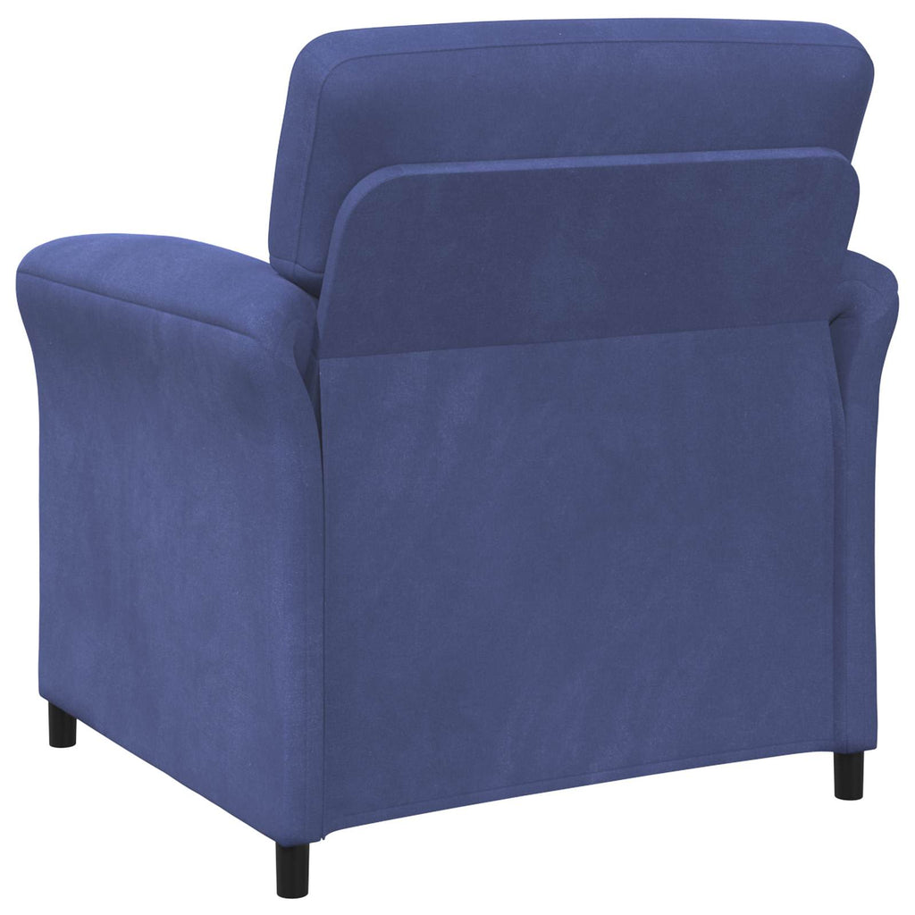 vidaXL 1-Sitzer Sofa Polizeiblau 88 x 83 x 95 cm Samt