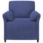 vidaXL 1-Sitzer Sofa Polizeiblau 88 x 83 x 95 cm Samt