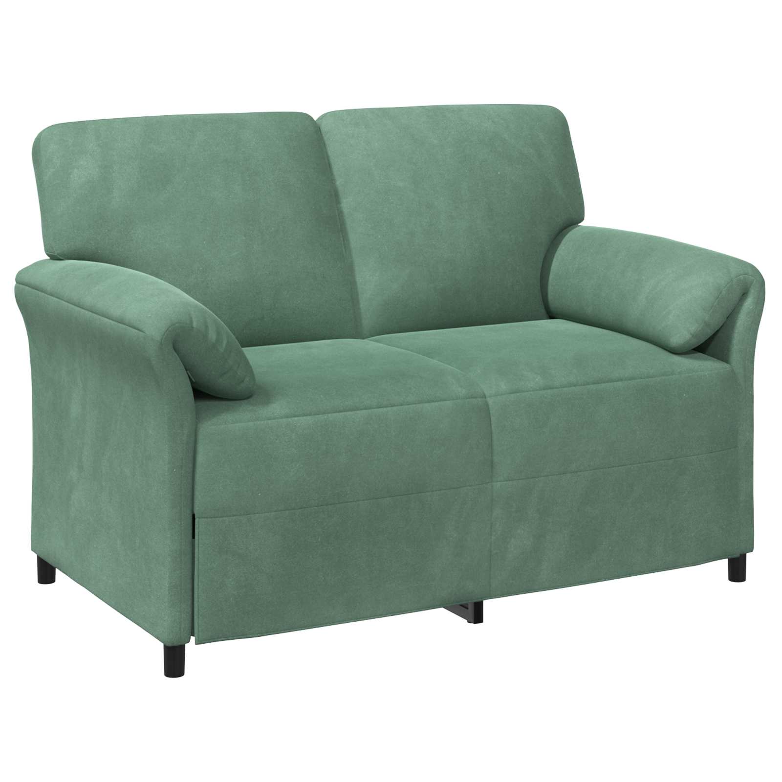 vidaXL 2-Sitzer Sofa Meergrün 138 x 83 x 95 cm Samt