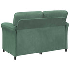 vidaXL 2-Sitzer Sofa Meergrün 138 x 83 x 95 cm Samt