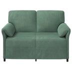vidaXL 2-Sitzer Sofa Meergrün 138 x 83 x 95 cm Samt