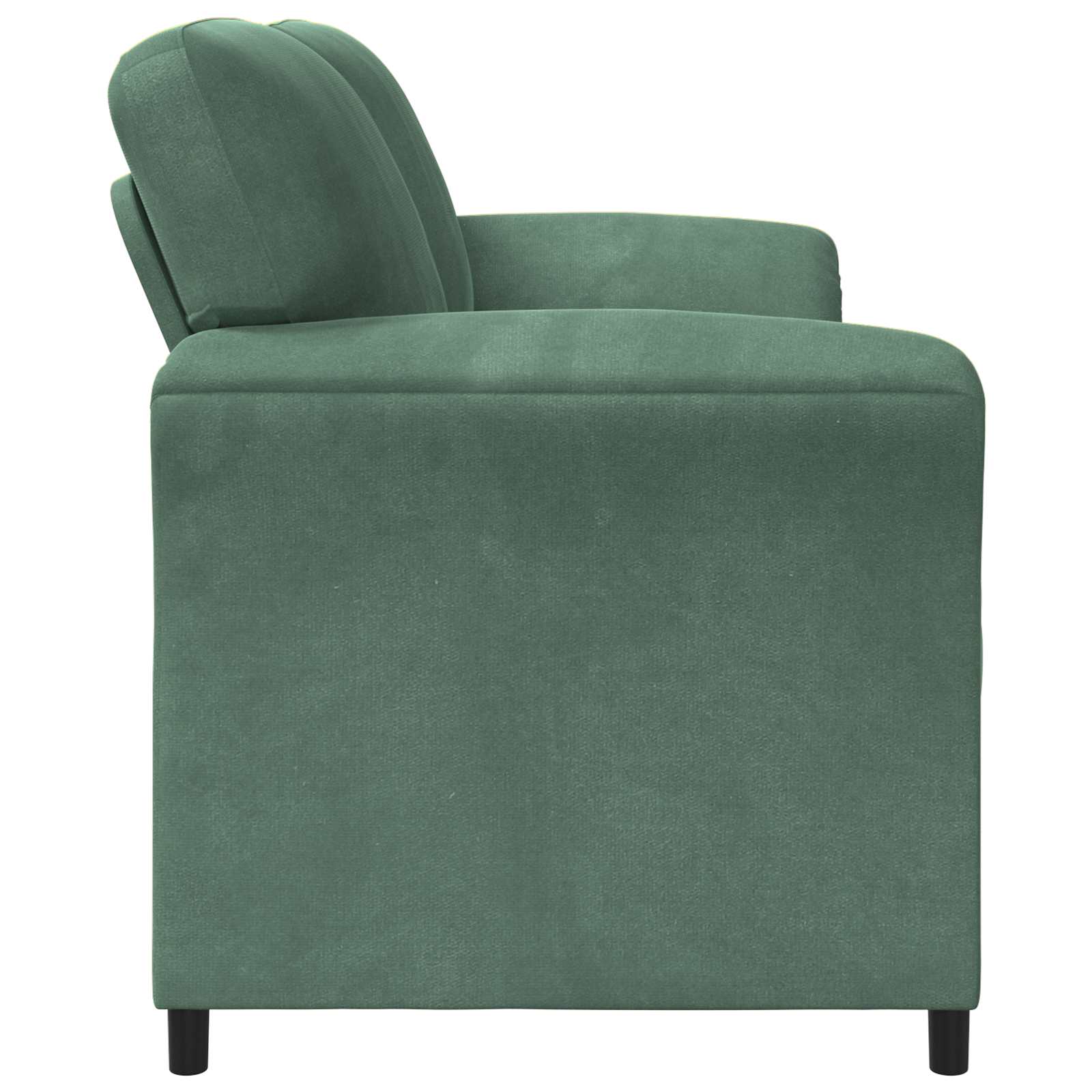 vidaXL 2-Sitzer Sofa Meergrün 138 x 83 x 95 cm Samt