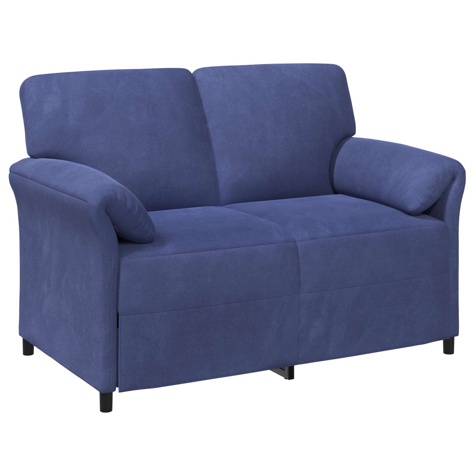 vidaXL 2-Sitzer Sofa Polizeiblau 138 x 83 x 95 cm Samt
