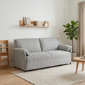vidaXL 3-Sitzer-Sofa Hellgrau 198 x 83 x 95 cm Samt