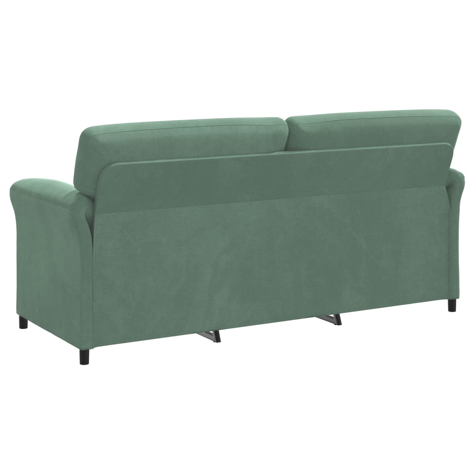 vidaXL 3-Sitzer-Sofa Meergrün 198 x 83 x 95 cm Samt