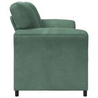 vidaXL 3-Sitzer-Sofa Meergrün 198 x 83 x 95 cm Samt