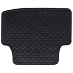 vidaXL Autofußmatte 4 pcs Schwarz Gummi