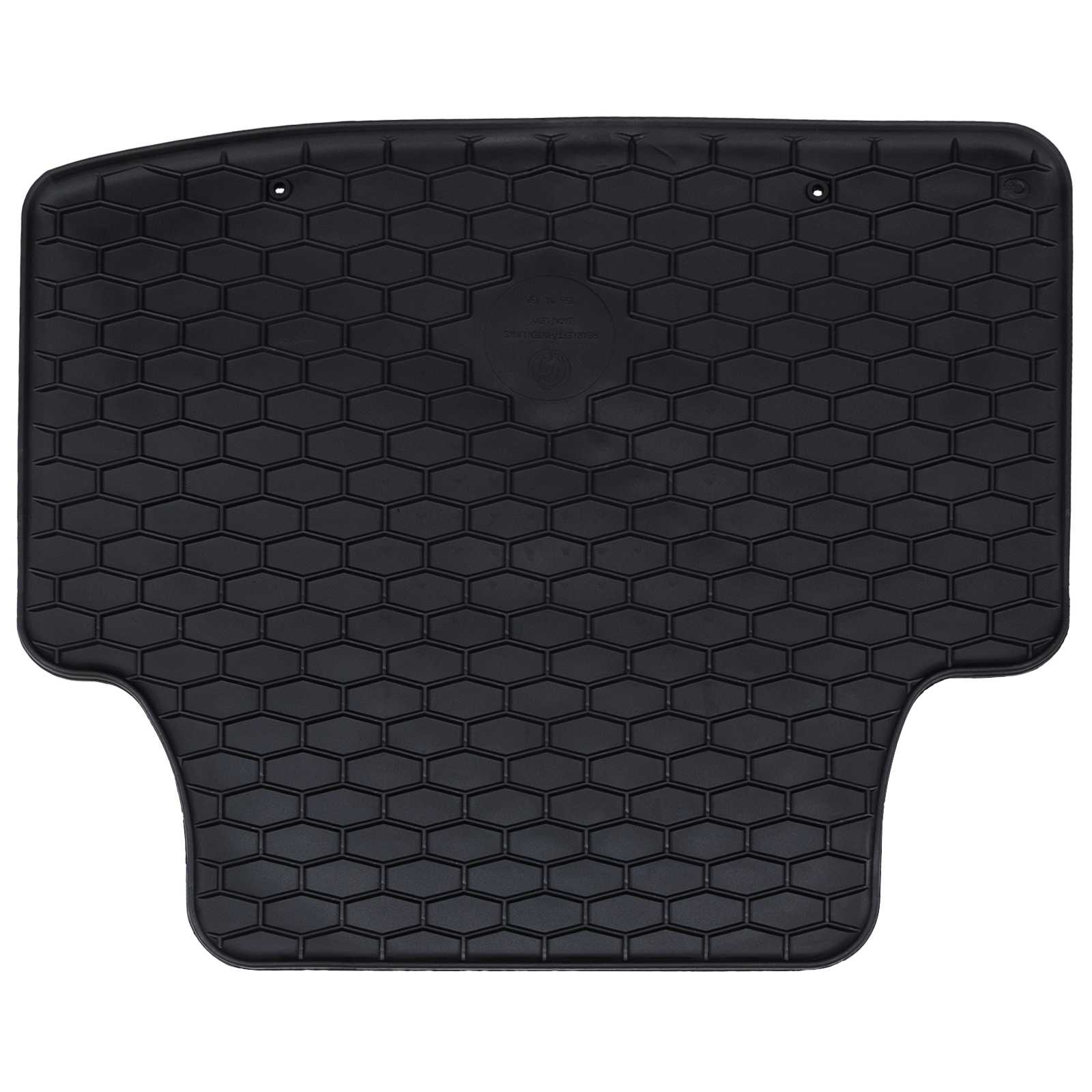 vidaXL Autofußmatte 4 pcs Schwarz Gummi