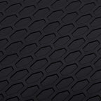 vidaXL Autofußmatte 2 pcs Schwarz Gummi