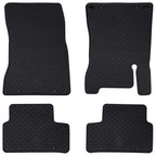 vidaXL Autofußmatte 4 pcs Schwarz Geeignet für MERCEDES a 2018- Gummi