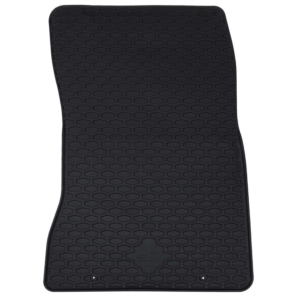 vidaXL Autofußmatte 4 pcs Schwarz Geeignet für MERCEDES a 2018- Gummi