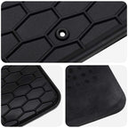 vidaXL Autofußmatte 4 pcs Schwarz Geeignet für BMW 1er 2017- Gummi