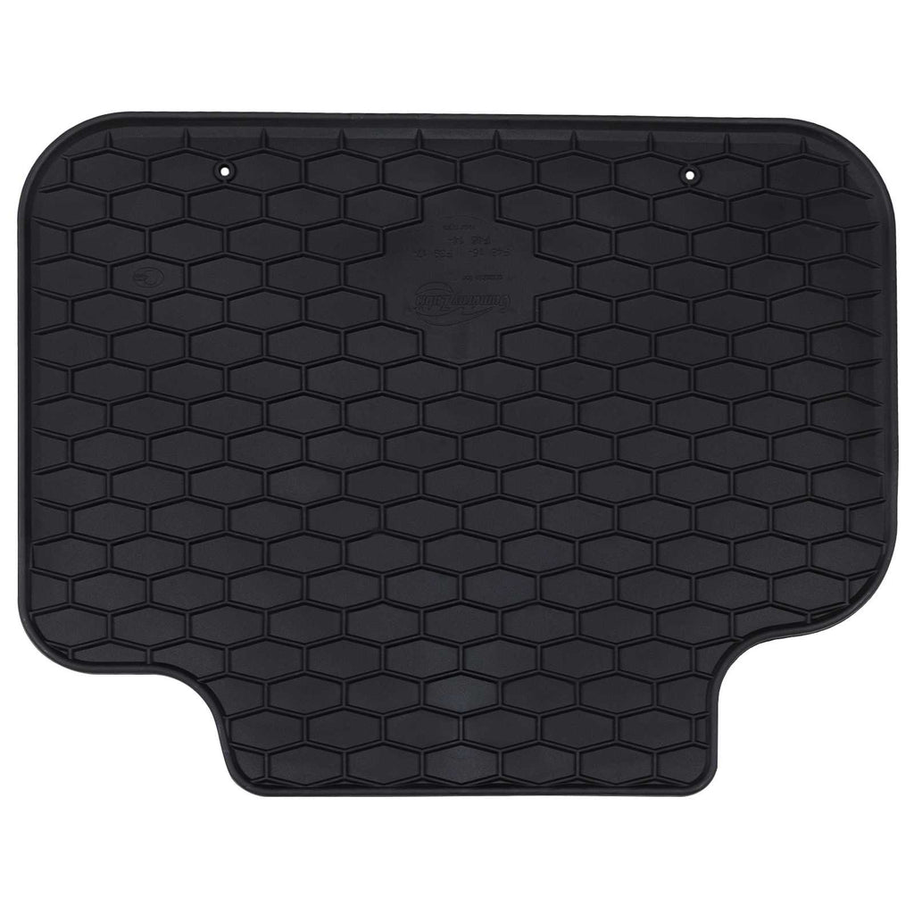 vidaXL Autofußmatte 4 pcs Schwarz Geeignet für BMW 1er 2017- Gummi
