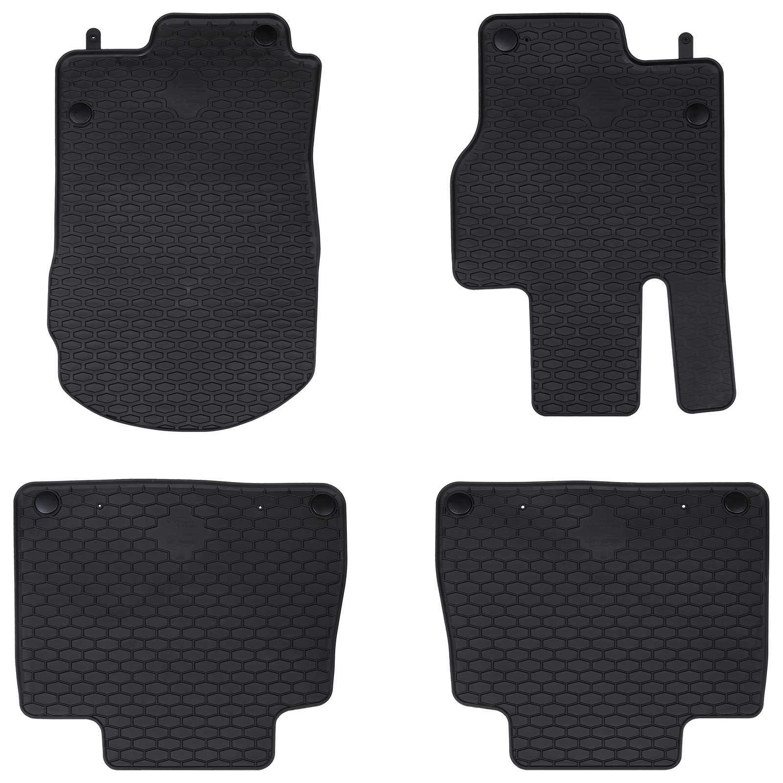 vidaXL Autofußmatte 4 pcs Schwarz Geeignet für MB GLE , GLS 2019-
