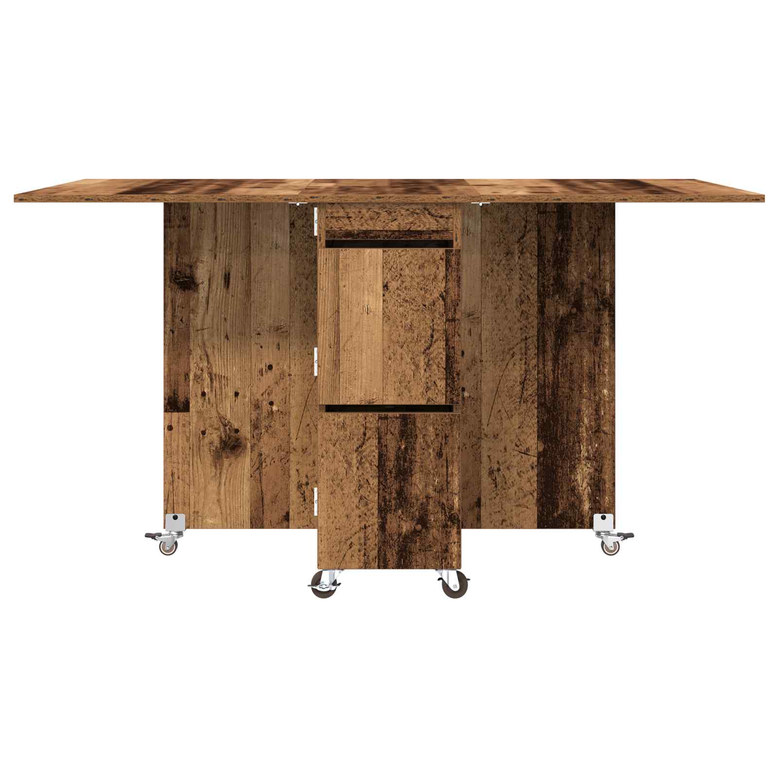 vidaXL Esstisch 2 pcs 140 x 80 x 77 cm Holzwerkstoff Altholz