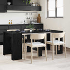 vidaXL Esstisch 180 x 85 x 75 cm Holzwerkstoff Schwarze Eiche