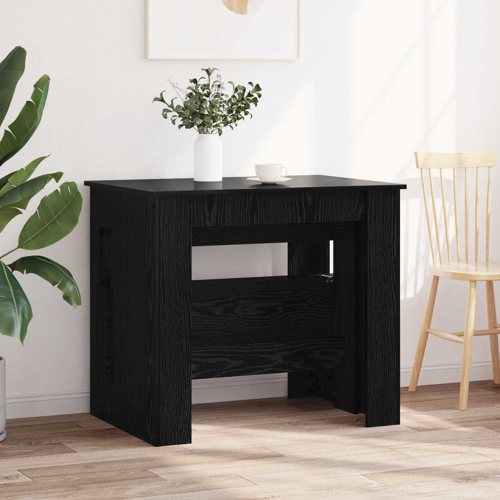 vidaXL Esstisch 180 x 85 x 75 cm Holzwerkstoff Schwarze Eiche