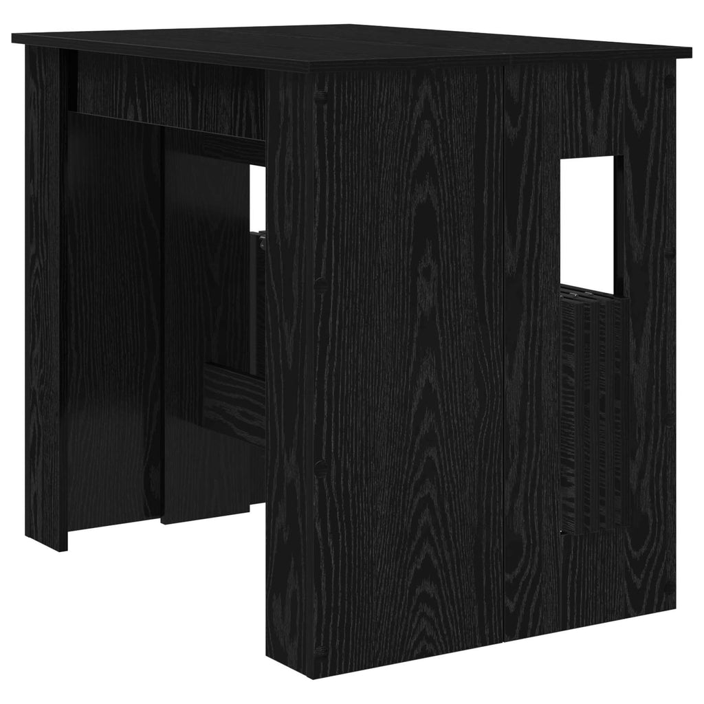 vidaXL Esstisch 180 x 85 x 75 cm Holzwerkstoff Schwarze Eiche