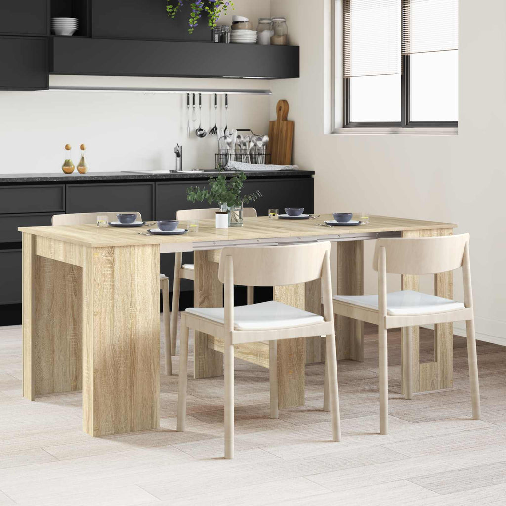 vidaXL Esstisch 180 x 85 x 75 cm Holzwerkstoff Sonoma-Eiche