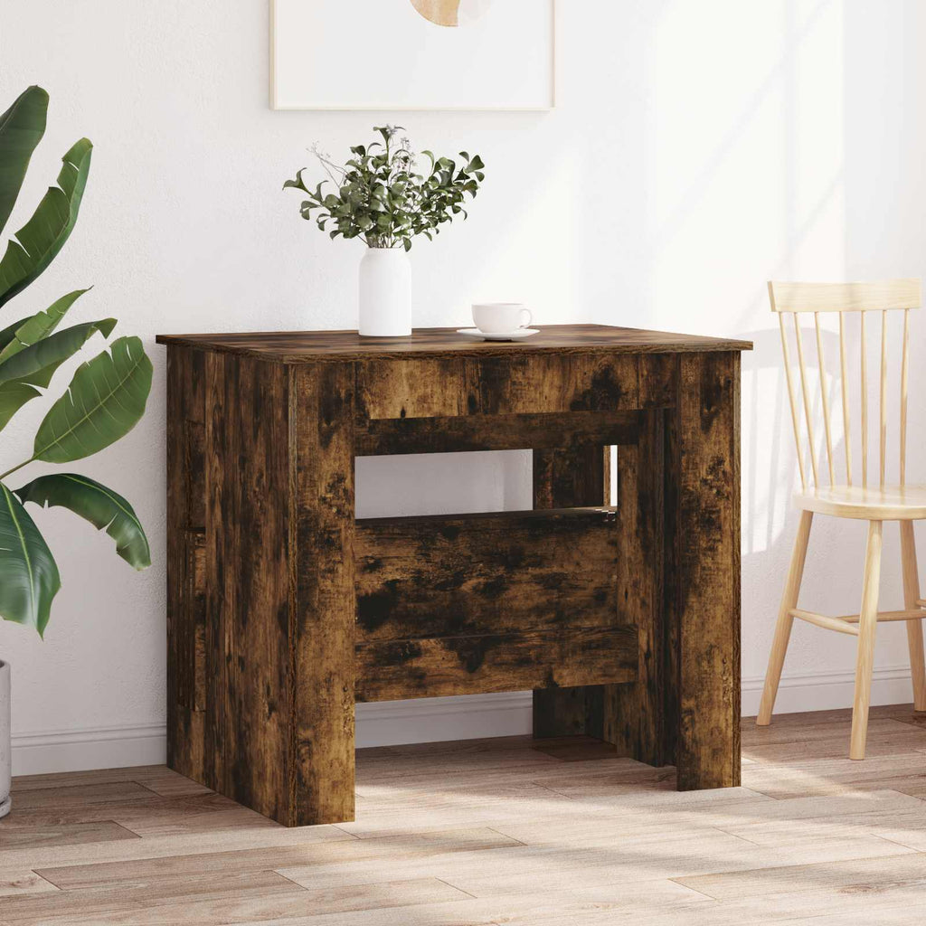 vidaXL Esstisch 180 x 85 x 75 cm Holzwerkstoff Geräucherte Eiche
