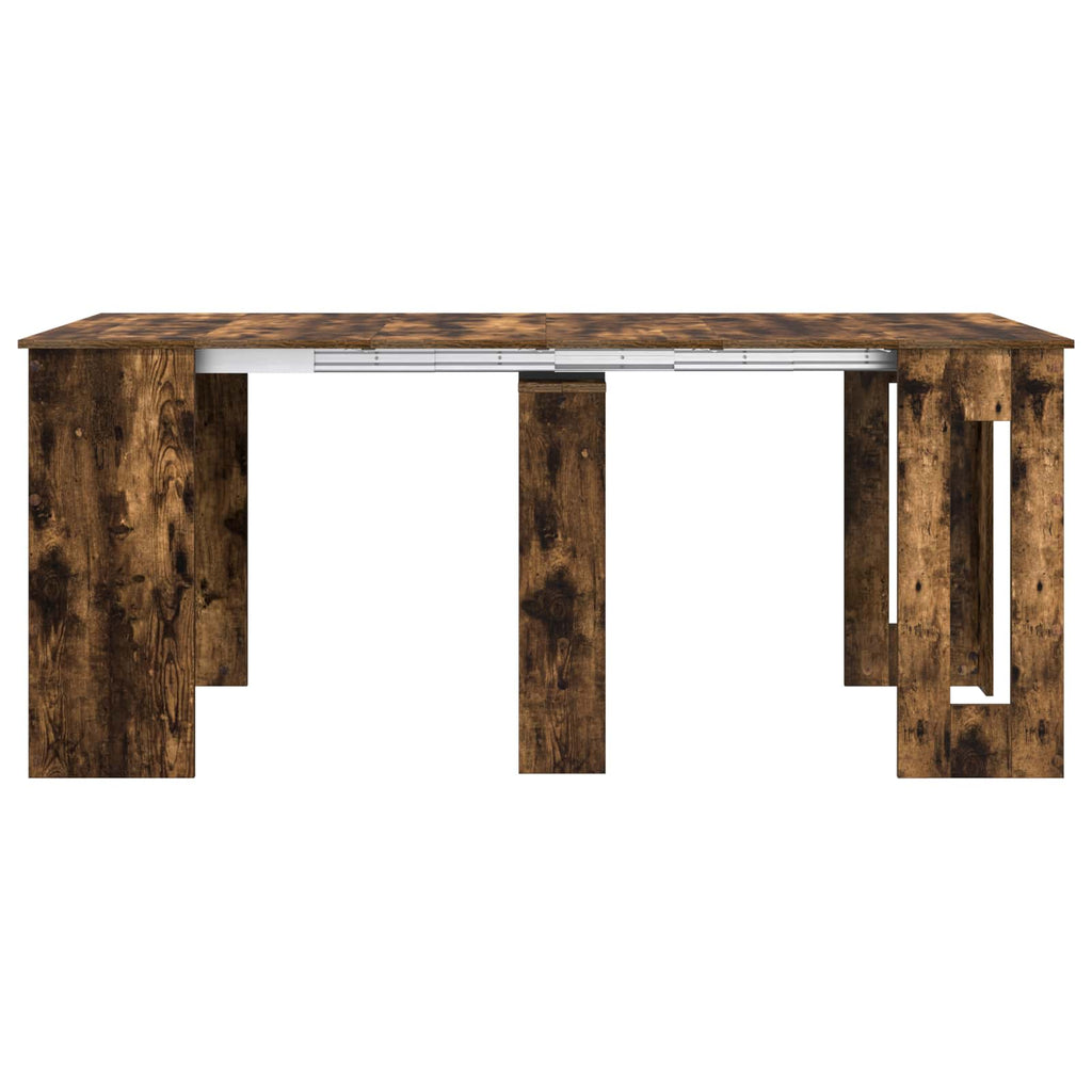 vidaXL Esstisch 180 x 85 x 75 cm Holzwerkstoff Geräucherte Eiche
