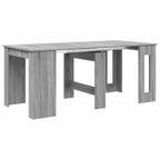 vidaXL Esstisch 180 x 85 x 75 cm Holzwerkstoff Grau Sonoma