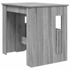 vidaXL Esstisch 180 x 85 x 75 cm Holzwerkstoff Grau Sonoma