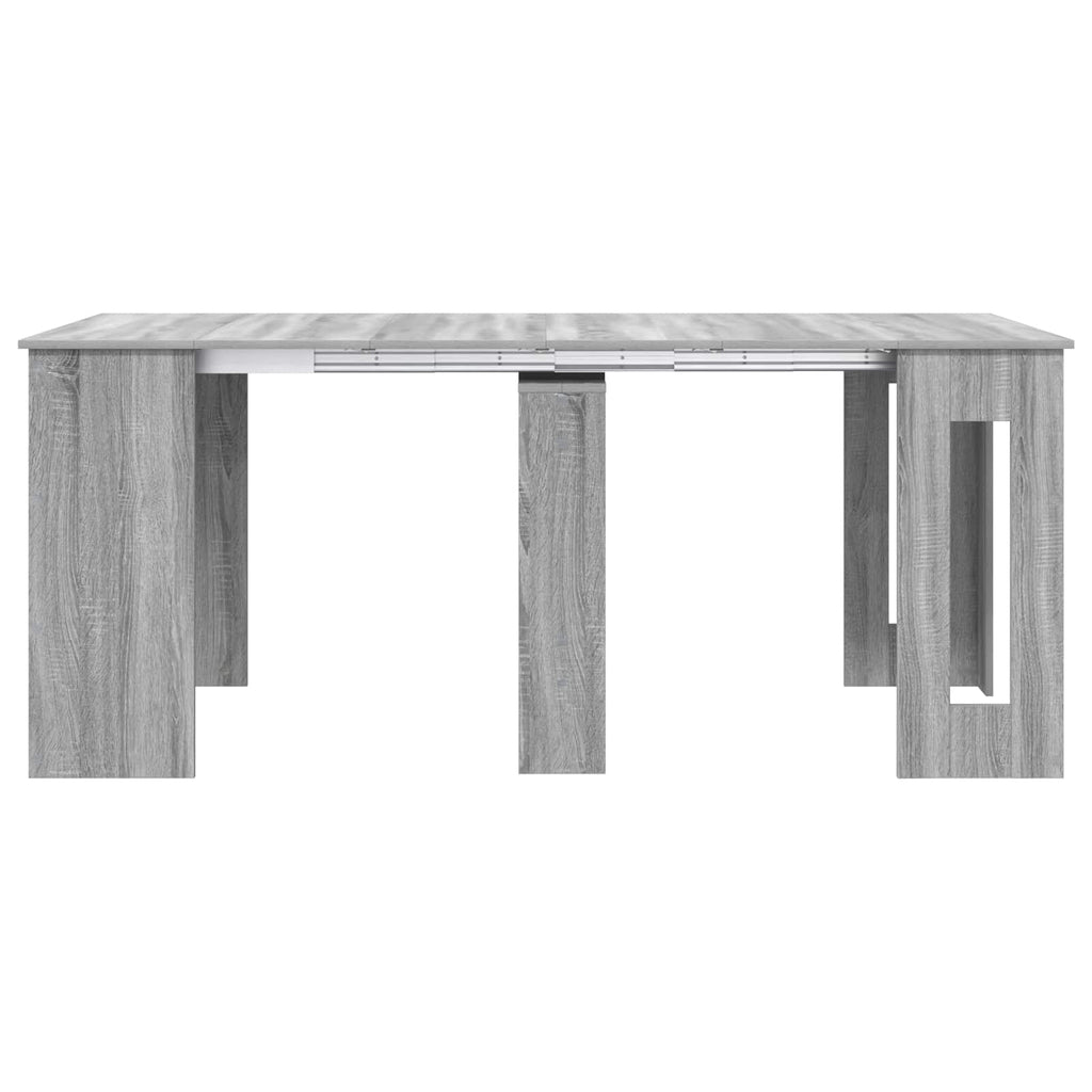 vidaXL Esstisch 180 x 85 x 75 cm Holzwerkstoff Grau Sonoma