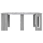 vidaXL Esstisch 180 x 85 x 75 cm Holzwerkstoff Grau Sonoma
