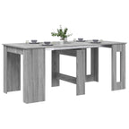 vidaXL Esstisch 180 x 85 x 75 cm Holzwerkstoff Grau Sonoma