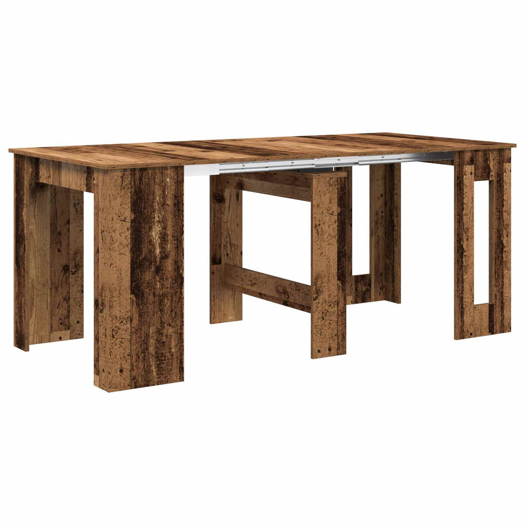vidaXL Esstisch 180 x 85 x 75 cm Holzwerkstoff Altholz Rechtwinklig
