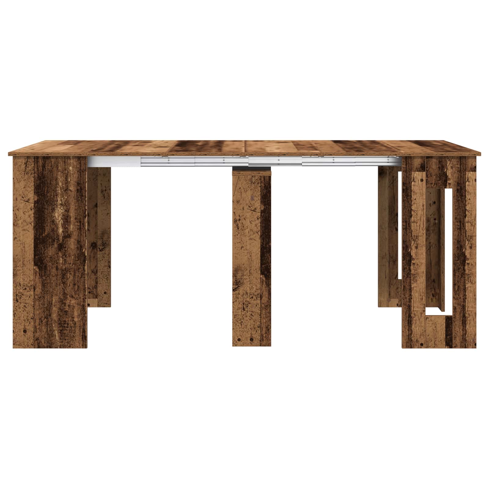 vidaXL Esstisch 180 x 85 x 75 cm Holzwerkstoff Altholz Rechtwinklig