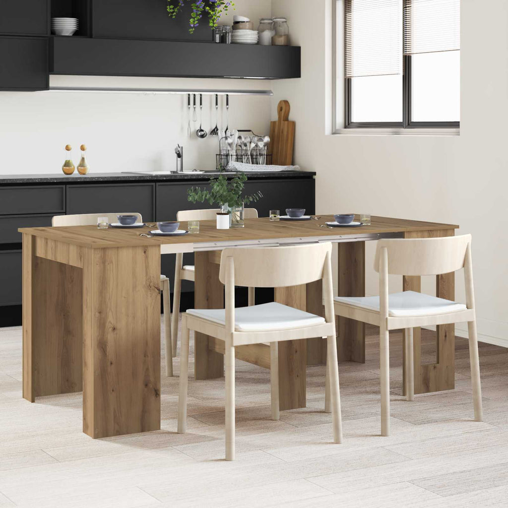 vidaXL Esstisch 180 x 85 x 75 cm Holzwerkstoff Artisan-Eiche