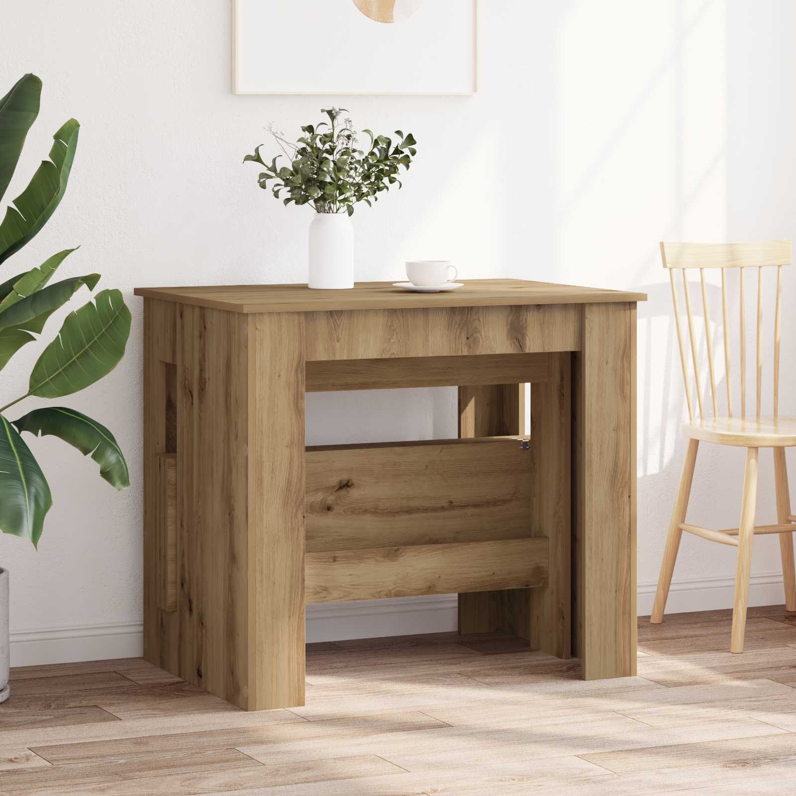 vidaXL Esstisch 180 x 85 x 75 cm Holzwerkstoff Artisan-Eiche