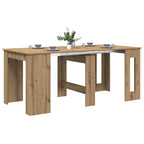 vidaXL Esstisch 180 x 85 x 75 cm Holzwerkstoff Artisan-Eiche