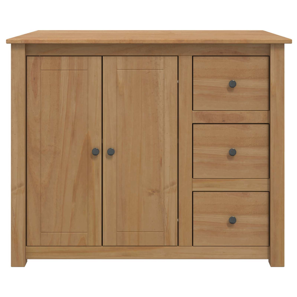vidaXL Küchentrolley mit Tür PANAMA 2 pcs Honigwachs 112 x 77 x 90 cm
