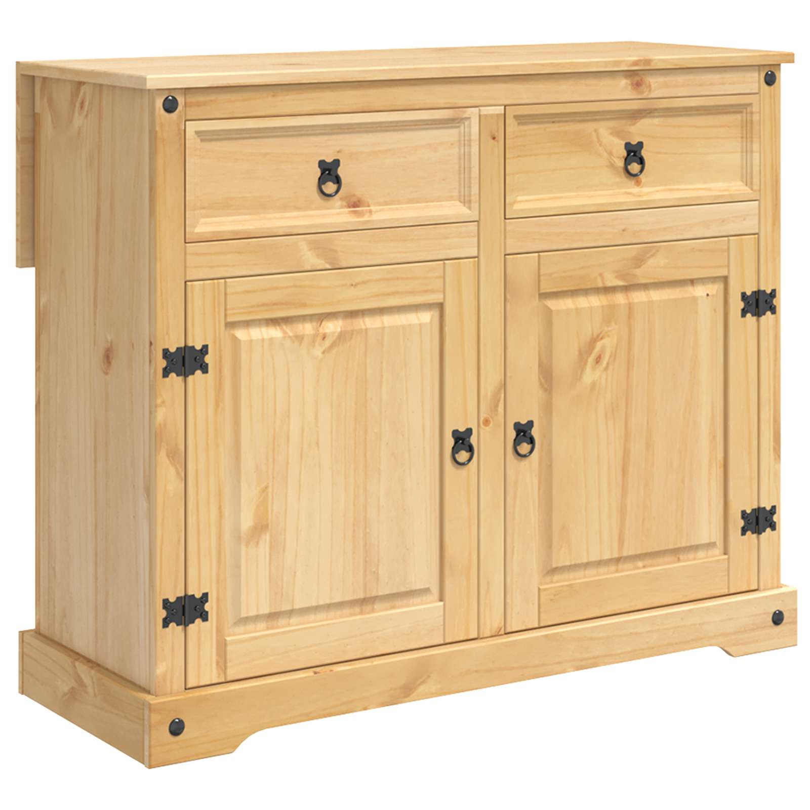vidaXL Kücheninsel Set CORONA 3 pcs Honigwachs Massives Kiefernholz