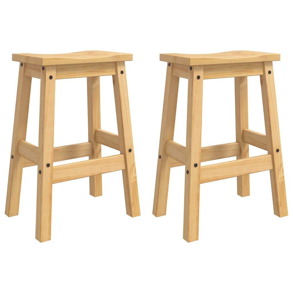 vidaXL Kücheninsel Set CORONA 3 pcs Honigwachs Massives Kiefernholz