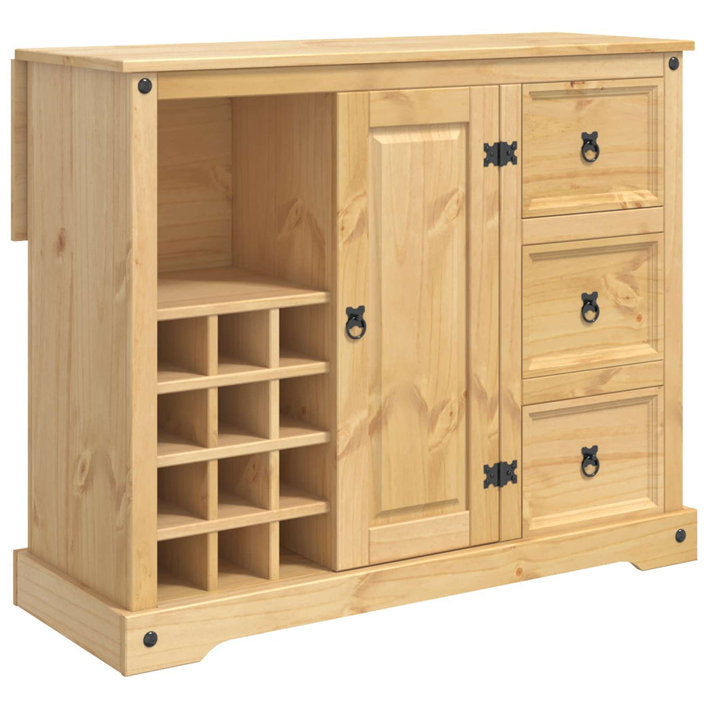 vidaXL Küchenaufbewahrung mit Speicher 2 pcs Honigwachs Massiv-Kiefer