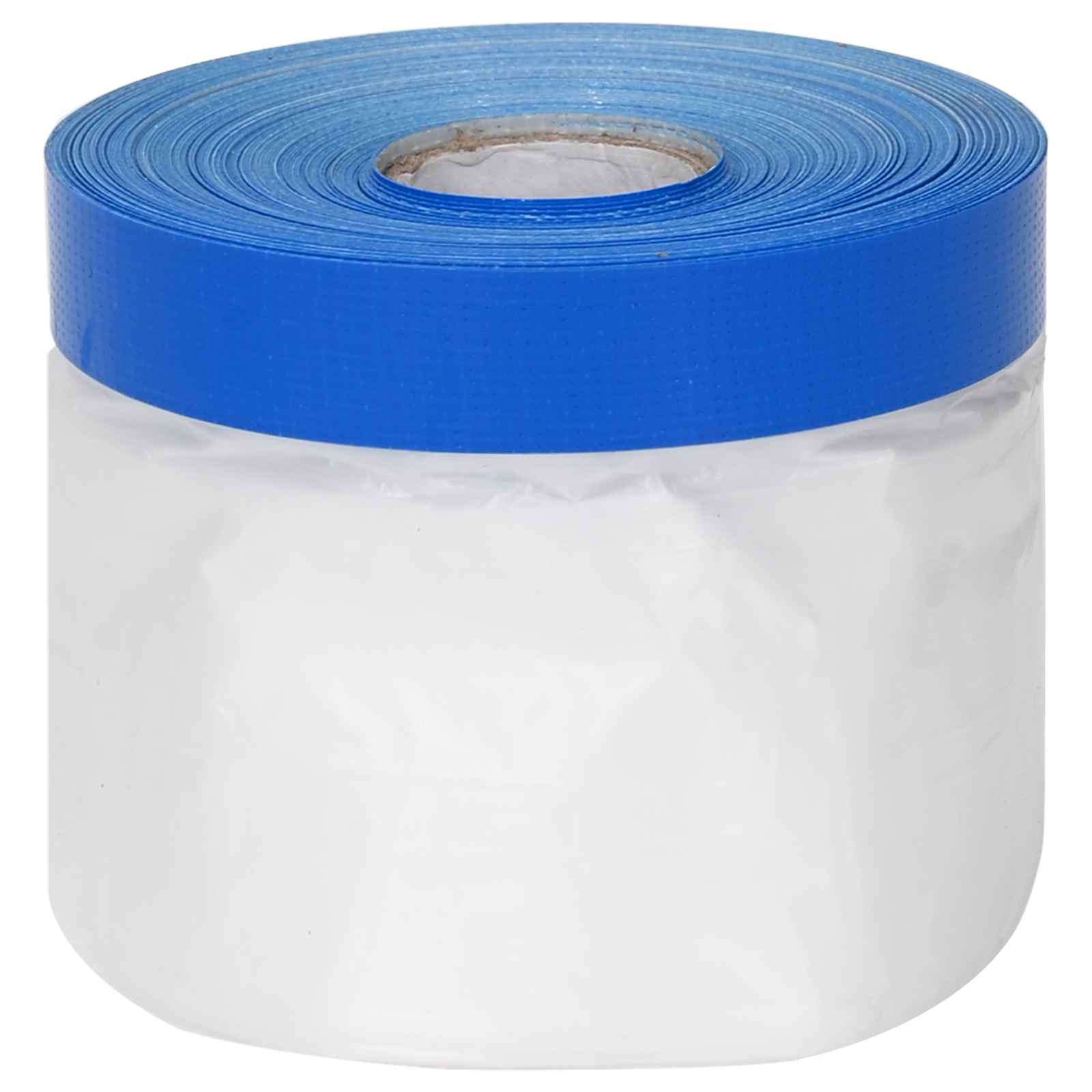 vidaXL Abdeckfolie mit Klebeband 12 pcs Transparent und Blau