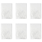 vidaXL Staubblatt 6 pcs Transparent 400 x 500 cm HDPE
