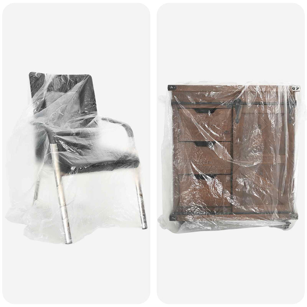 vidaXL Staubblatt 6 pcs Transparent 400 x 500 cm HDPE