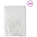 vidaXL Staubblatt 12 pcs Transparent 400 x 500 cm HDPE