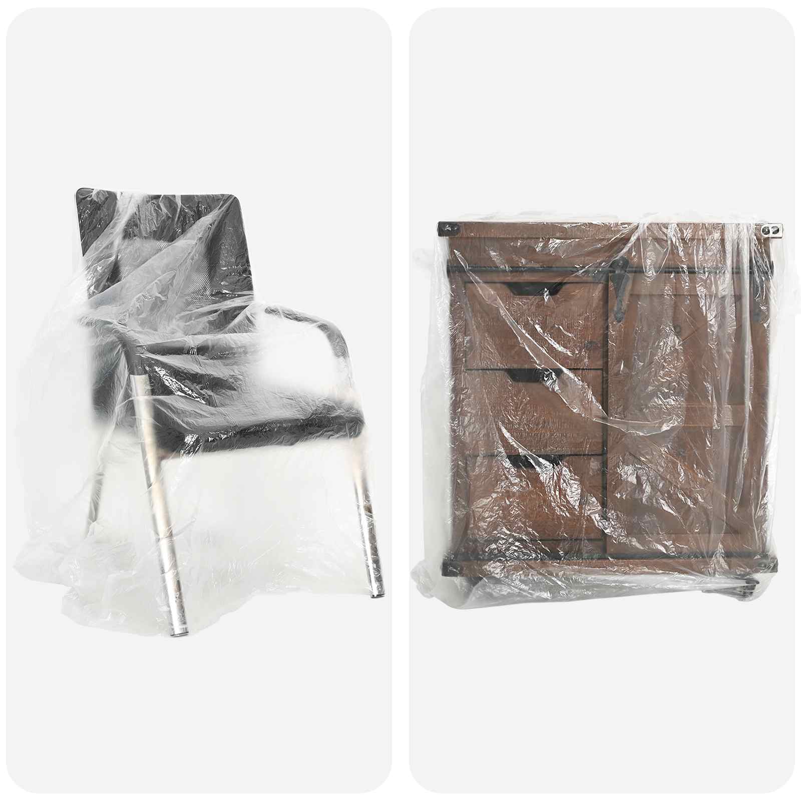 vidaXL Staubblatt 12 pcs Transparent 400 x 500 cm HDPE