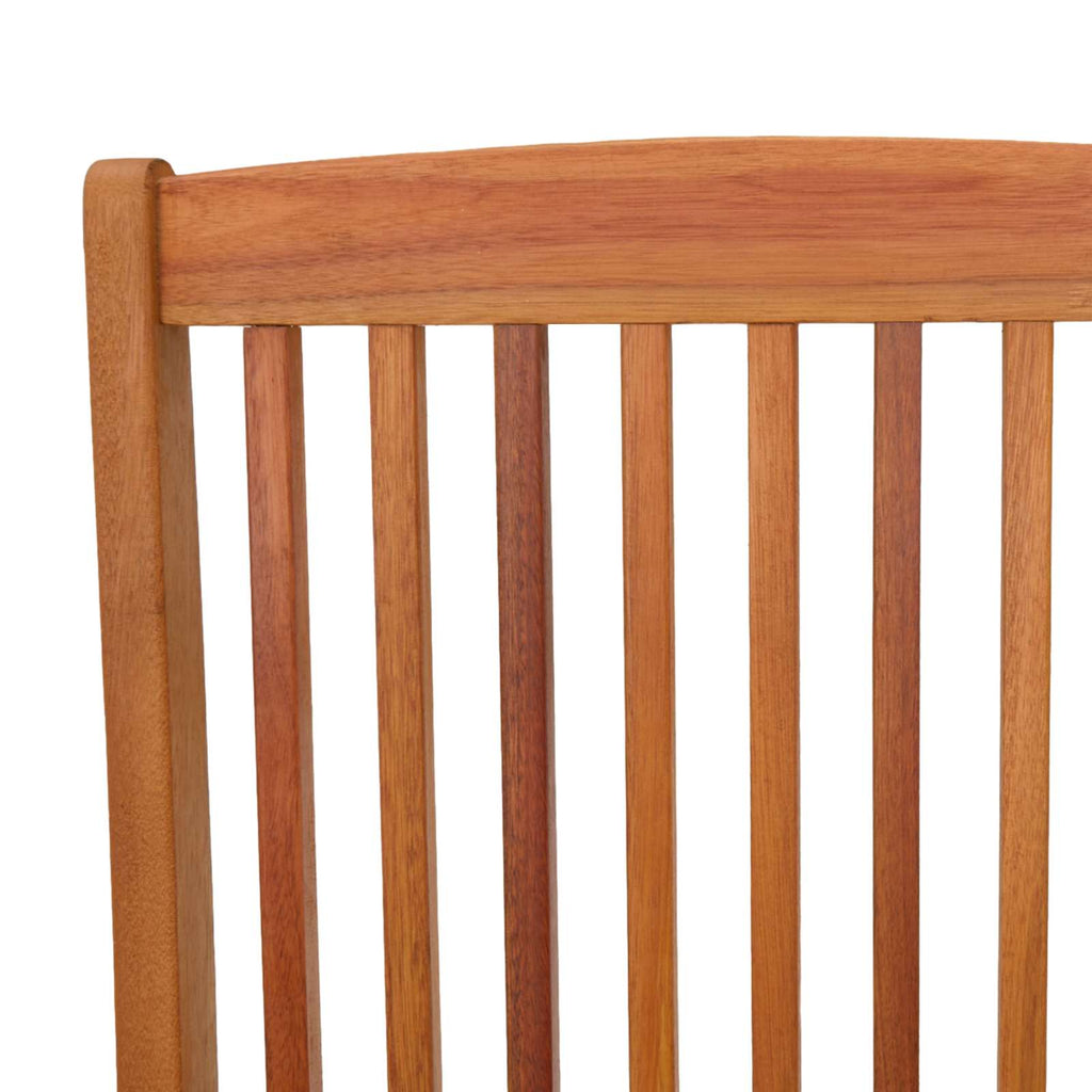 vidaXL Gartenmöbel-Set 5-teilig Natur Massives Eukalyptusholz