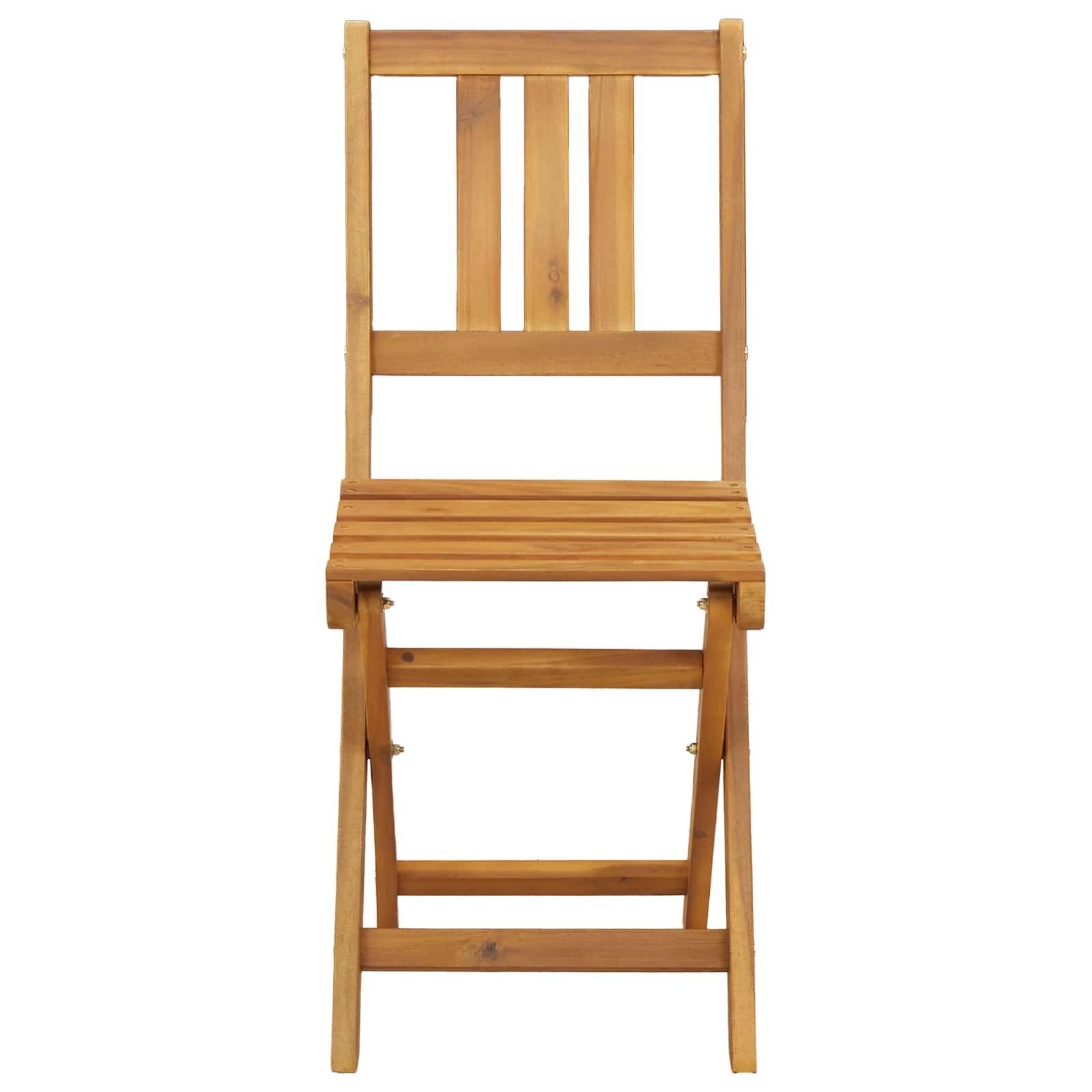 vidaXL Außen Bistro-Stühle mit Kissen 8 pcs Natur 40 x 42 x 85 cm